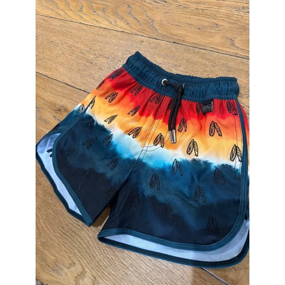 Agua Bendita Tiago Swim Trunks Multicolor Kids Size 2